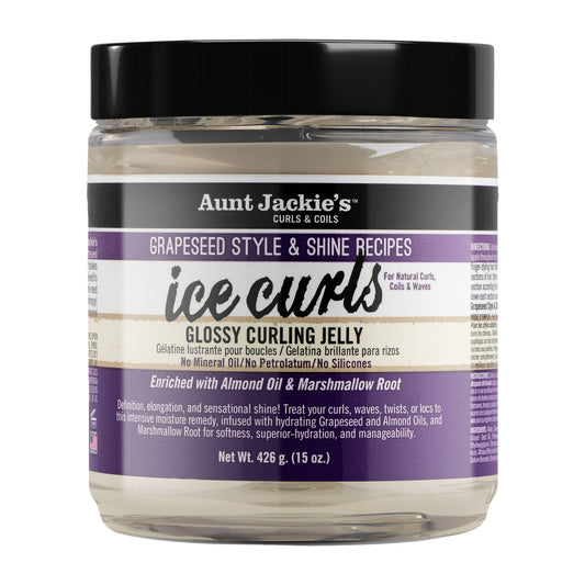 Aunt Jackie's Grapeseed Ice Curls Curling Jelly – 15 oz product image on white background