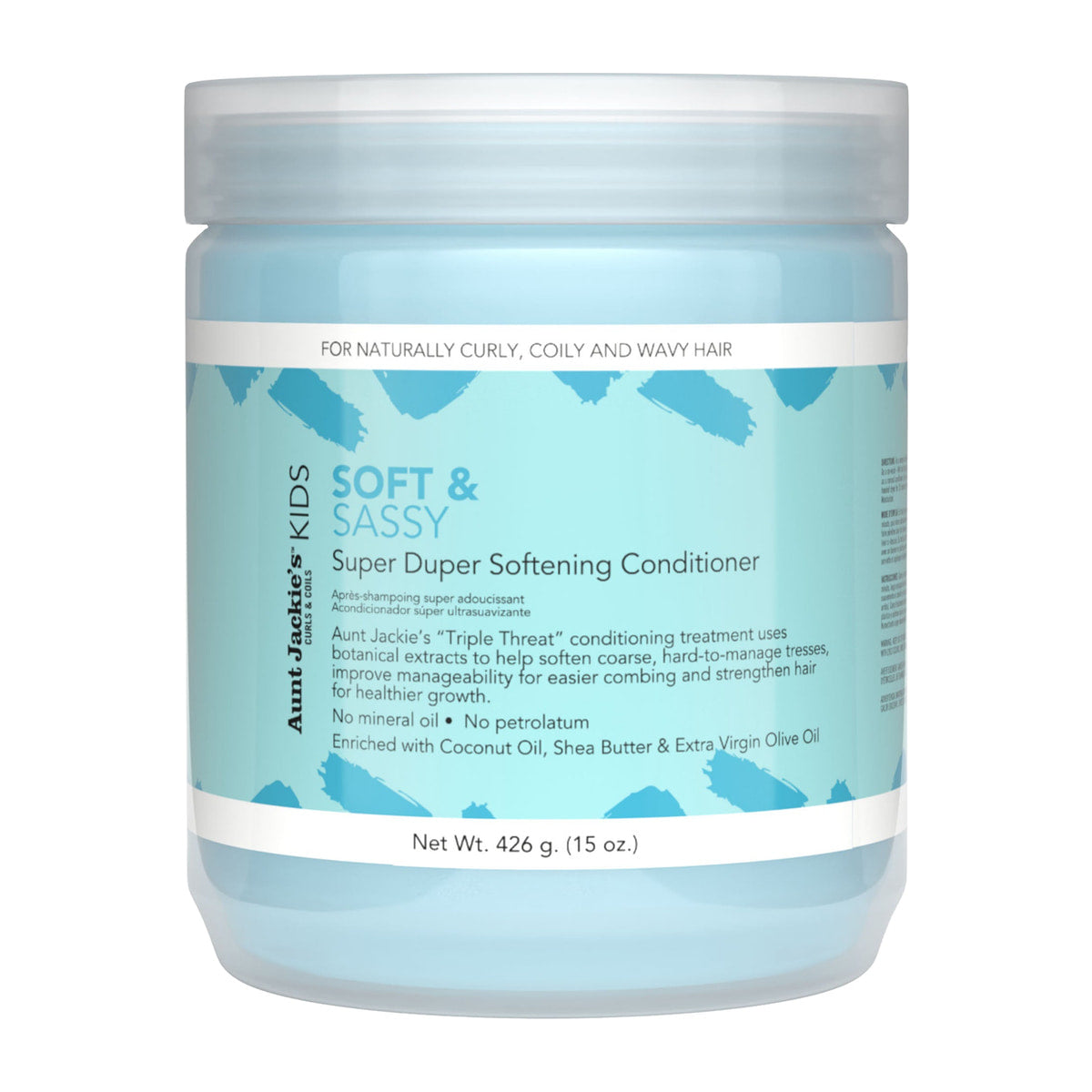 Aunt Jackie's Girls Soft & Sassy Conditioner – 15 oz product image on white background