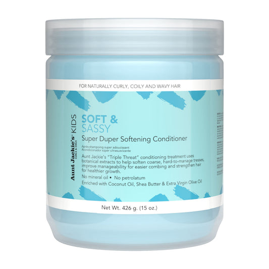 Aunt Jackie's Girls Soft & Sassy Conditioner – 15 oz product image on white background