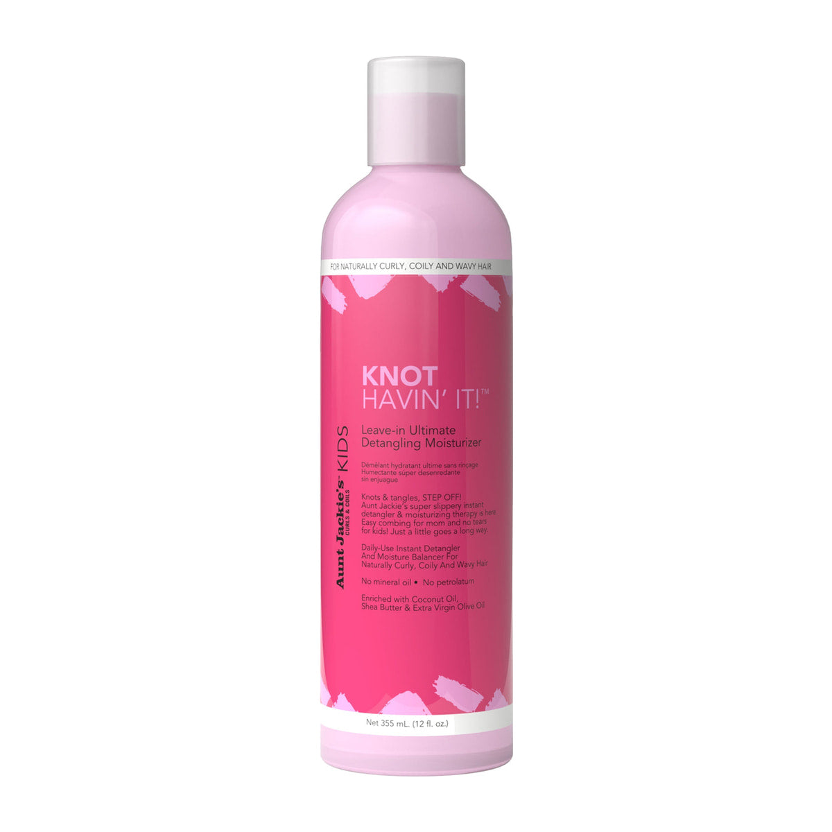 Aunt Jackie's Girls Knot Havin' It Detangler – 12 oz product image on white background