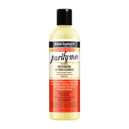 Aunt Jackie's Flaxseed Purify Me Co-Wash – 12 oz product image on white background