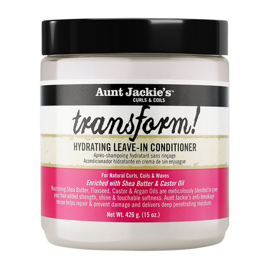 Aunt Jackie's Transform Hydrating Leave-In Conditioner – 15 oz product image on white background