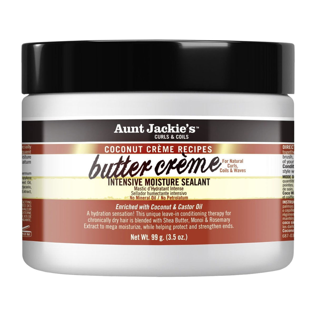 Aunt Jackie's Coconut Crème Butter Crème – 7.5 oz product image on white background