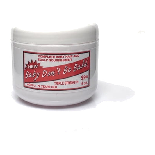 Baby Don't Be Bald Triple Strength Hair Grow – 4 oz product image on white background