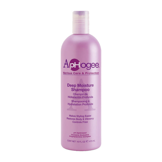 ApHogee Deep Moisture Shampoo – 16 oz product image on white background