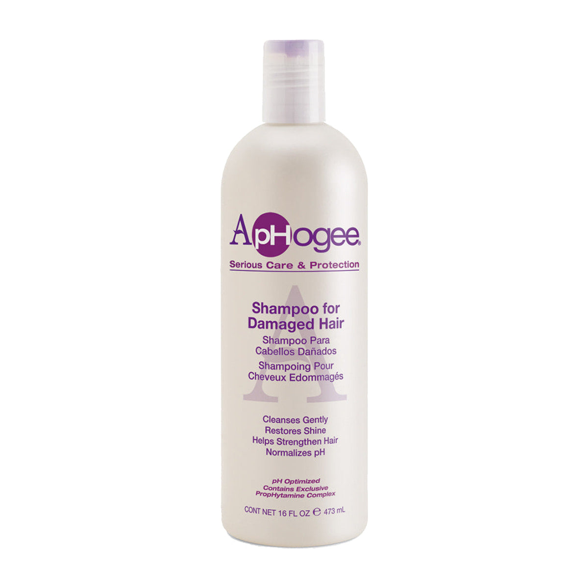 ApHogee Shampoo for Damaged Hair – 16 oz product image on white background