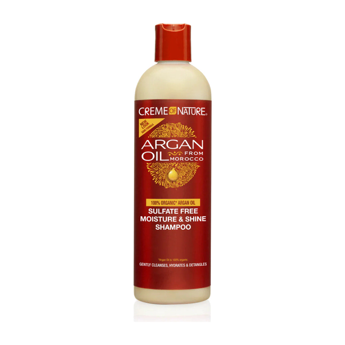 Crème of Nature Argan Oil Moisture & Shine Shampoo — 20 oz product image on white background