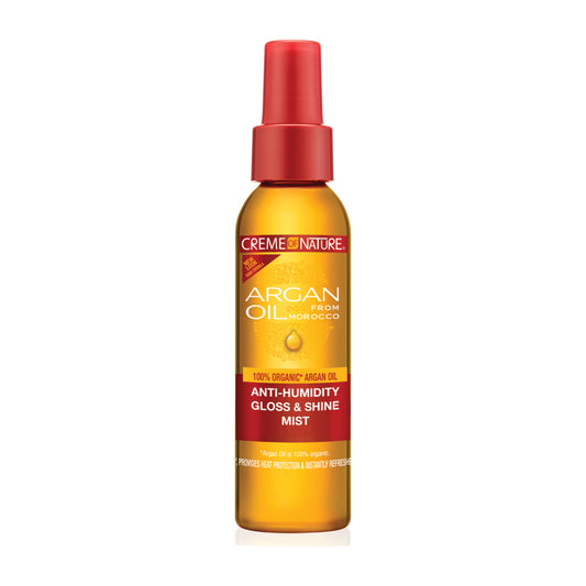 Crème of Nature Argan Oil Anti-Humidity Gloss & Shine Mist – 4 oz product image on white background