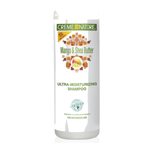 Crème of Nature Mango & Shea Butter Ultra-Moisturizing Shampoo – 12 oz product image on white background