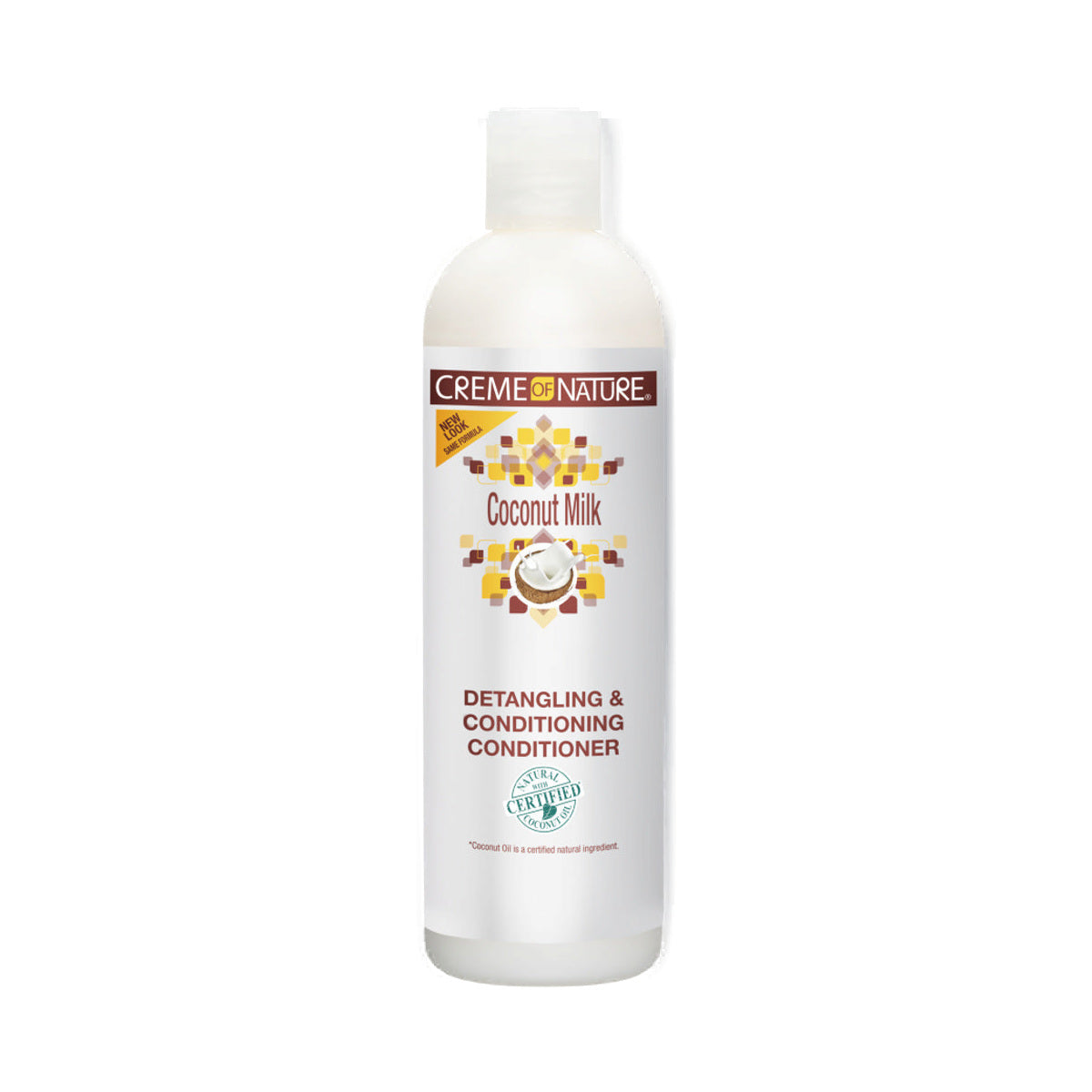 Crème of Nature Coconut Milk Detangling & Conditioning Conditioner – 12 oz product image on white background