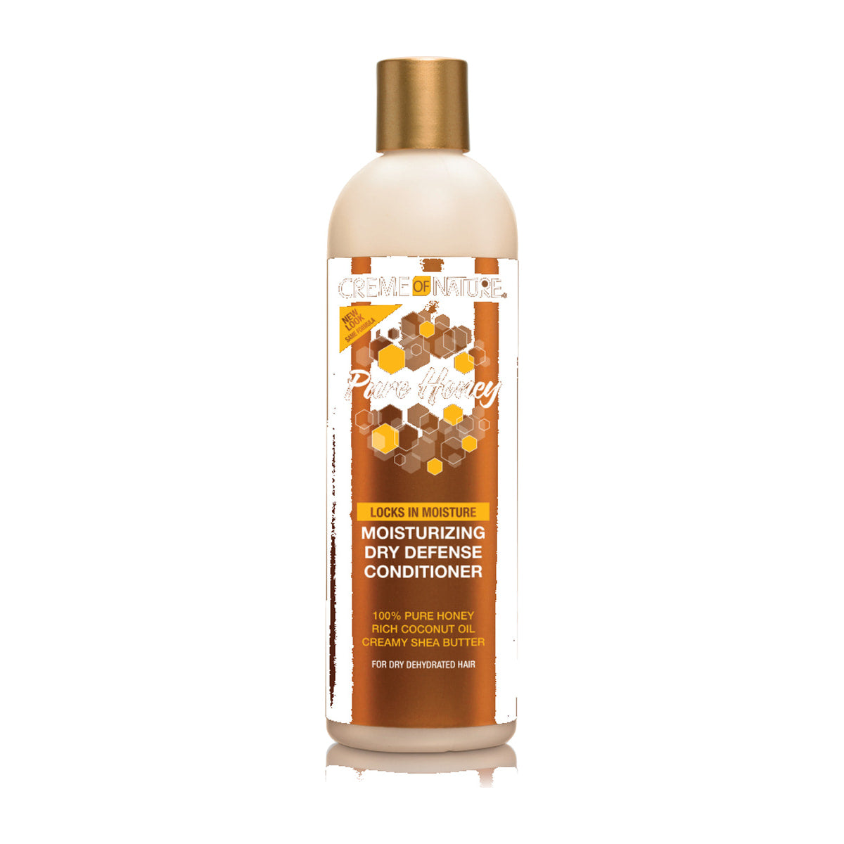 Crème of Nature Pure Honey Moisturizing Dry Defense Conditioner – 12 oz product image on white background