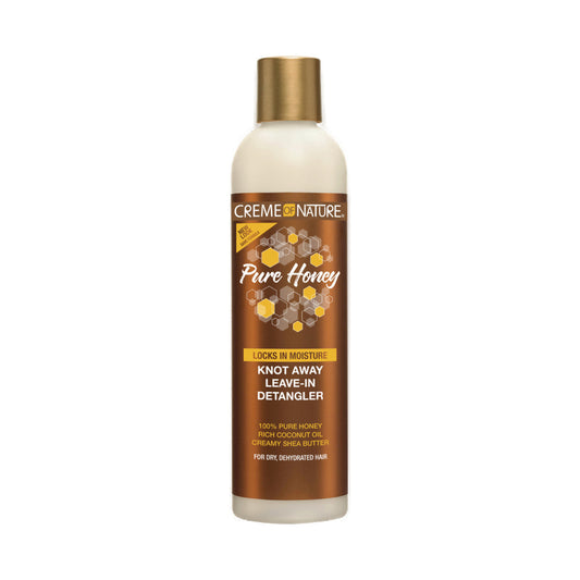 Crème of Nature Pure Honey Knot Away Leave-In Detangler – 8 oz product image on white background
