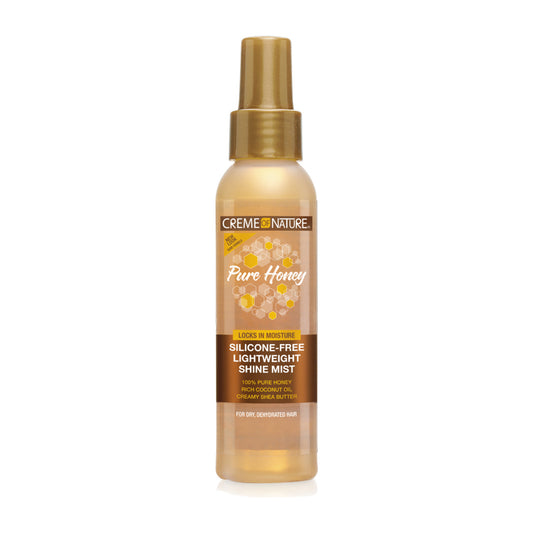 Crème of Nature Pure Honey Silicone-Free Lightweight Shine Mist – 4 oz product image on white background