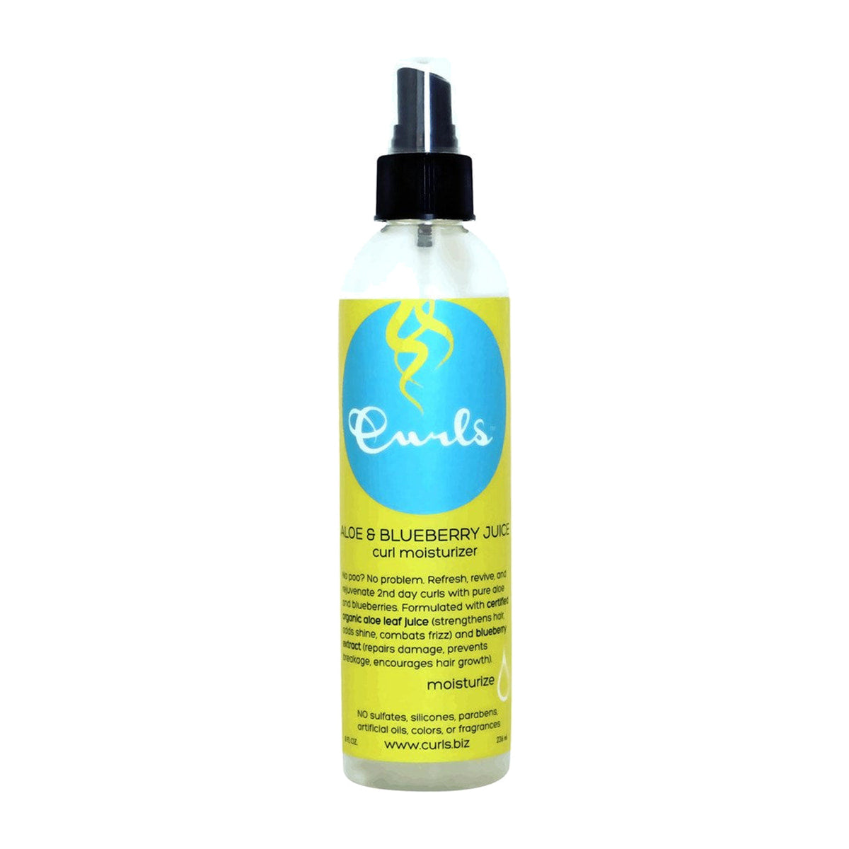 CURLS Aloe & Blueberry Juice Curl Moisturizer – 8 oz product image on white background