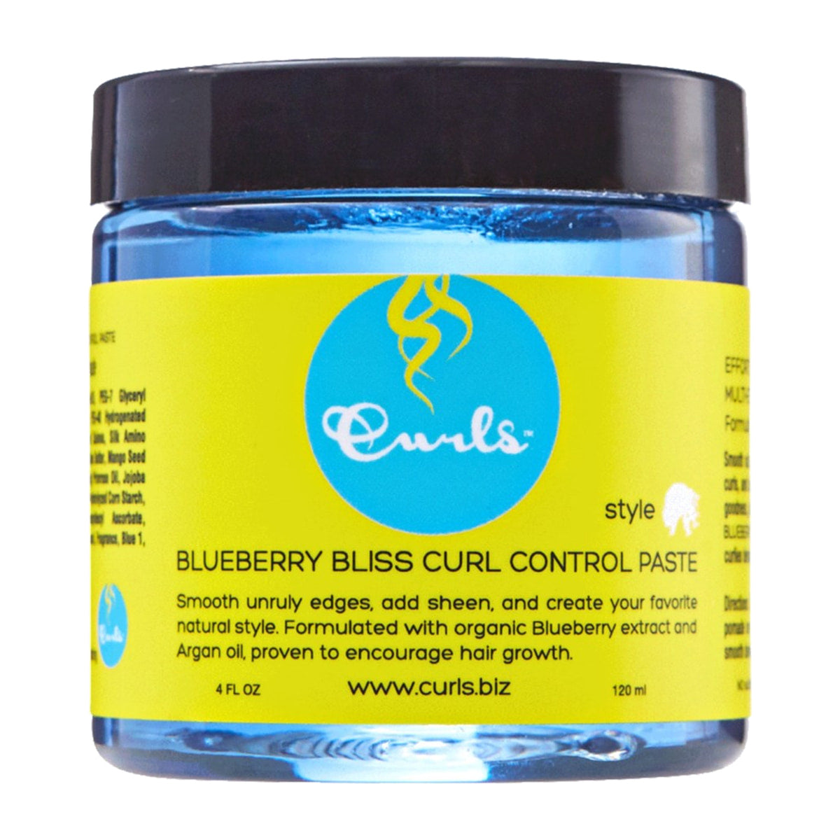 CURLS Blueberry Bliss Curl Control Paste – 4 oz product image on white background