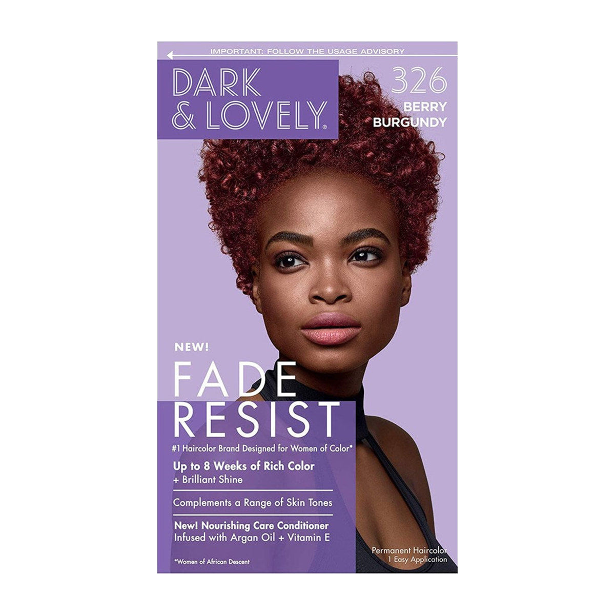 Dark & Lovely Fade Resist Rich Conditioning Hair Color main product image on white background
