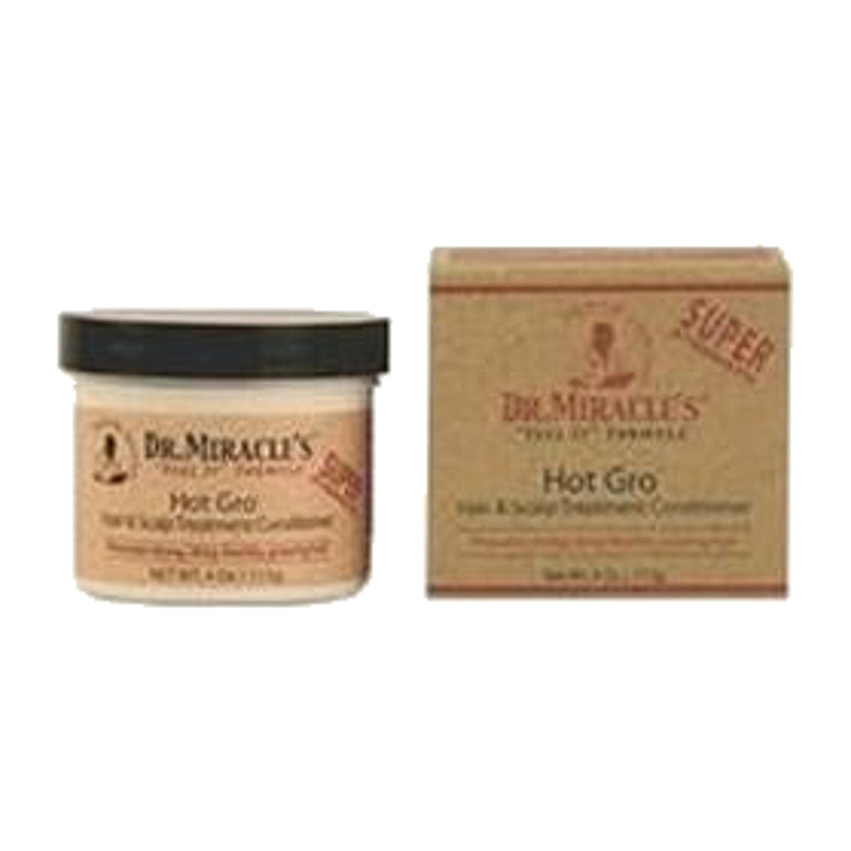 Dr. Miracle's Strengthen Hot Gro Hair & Scalp Treatment – 4 oz product image on white background