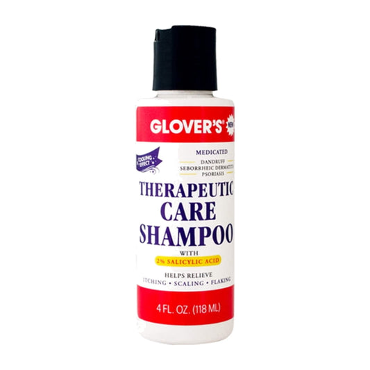 Glover's Therapeutic Shampoo with 2% Salicylic Acid – 4 oz product image on white background