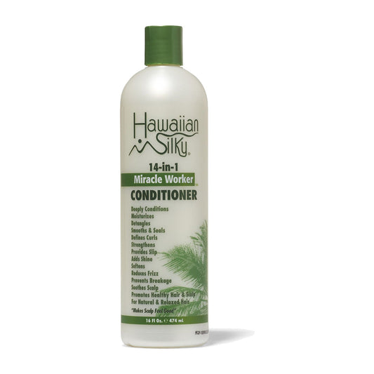 Hawaiian Silky 14-in-1 Miracle Worker Conditioner – 16 oz product image on white background
