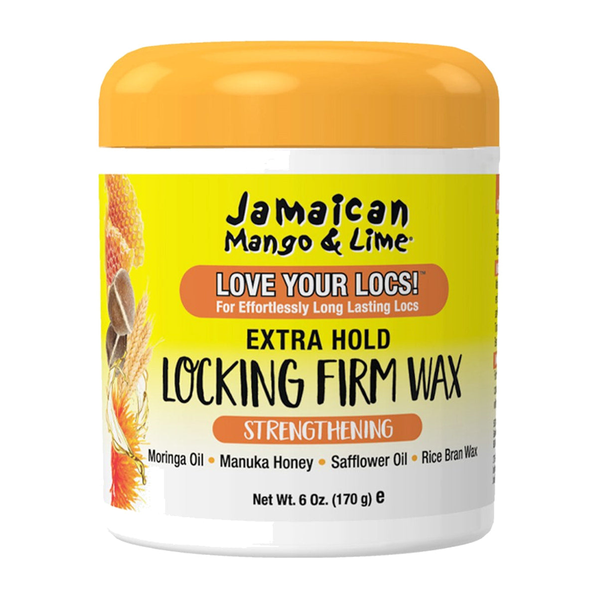 Jamaican Mango & Lime Locking Firm Wax Extra Hold – 6 oz product image on white background
