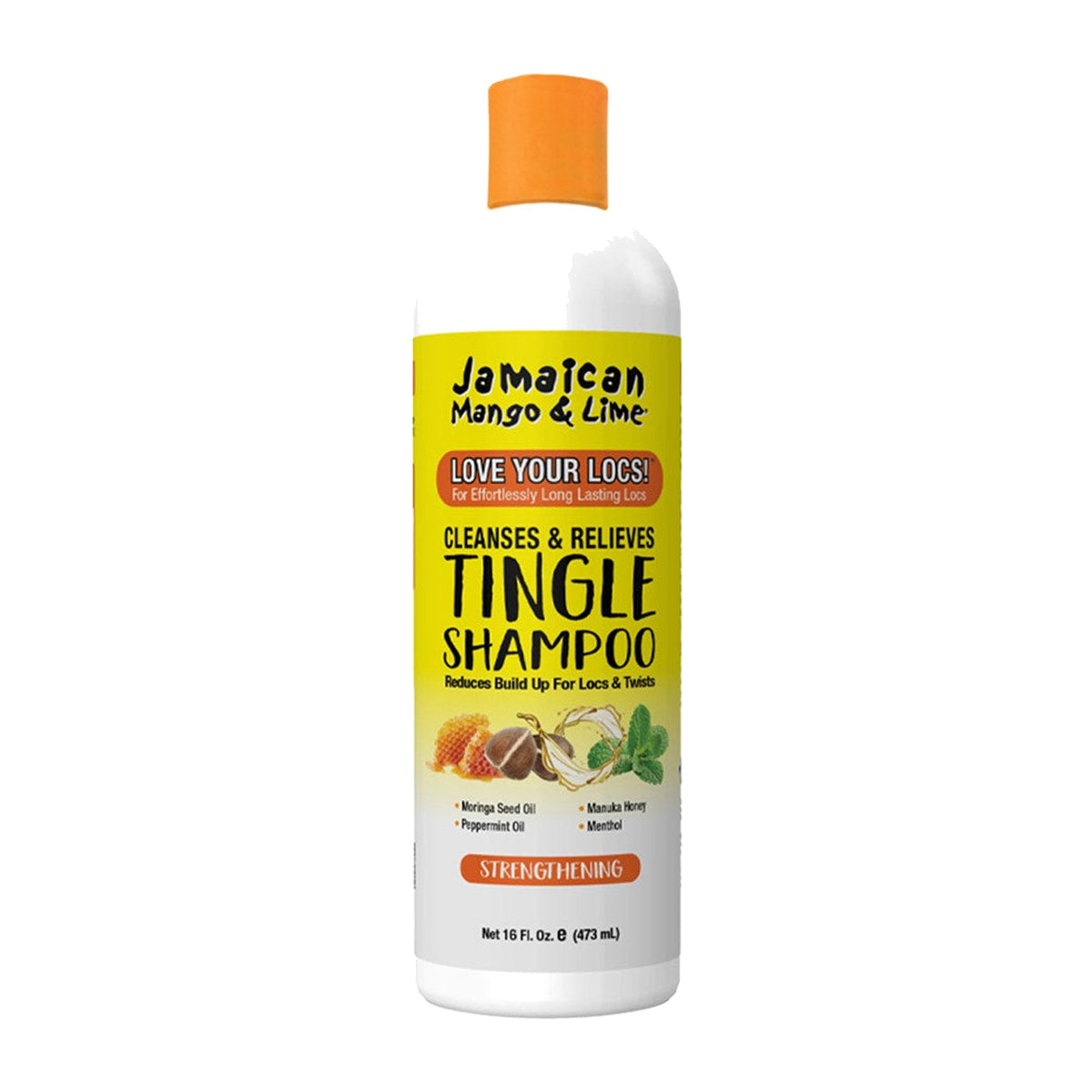 Jamaican Mango & Lime Tingle Shampoo – 8 oz product image on white background