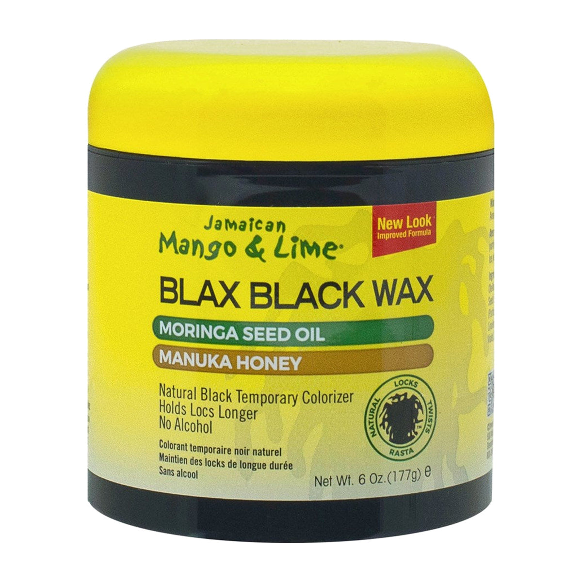 Jamaican Mango & Lime Blax Black Wax – 6 oz product image on white background