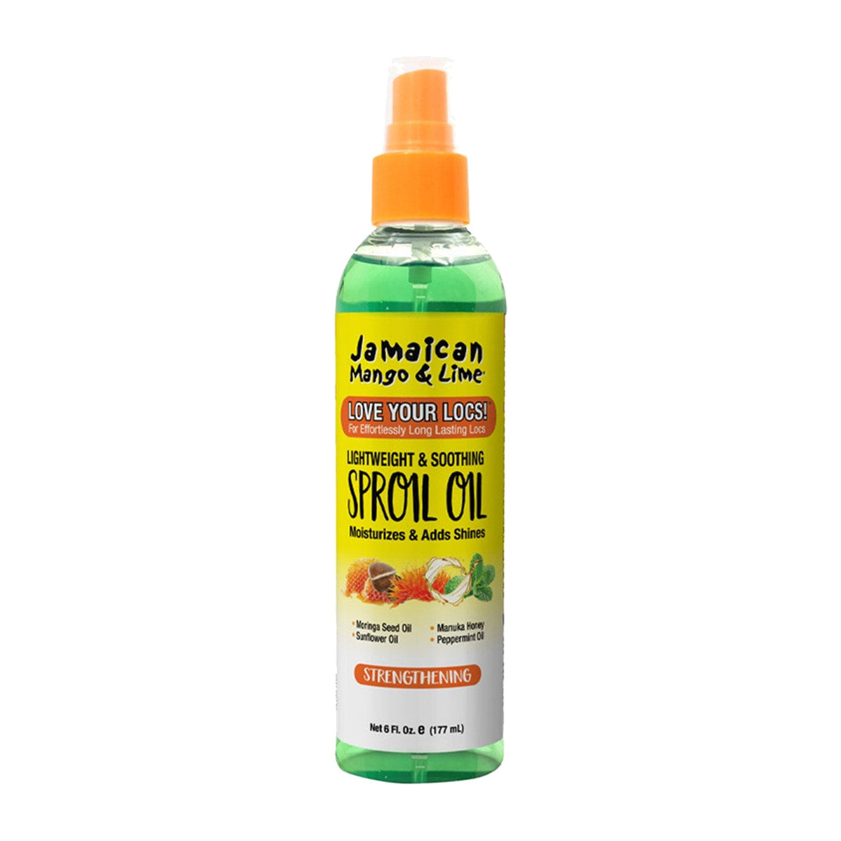 Jamaican Mango & Lime Sproil Spray Oil – 6 oz product image on white background