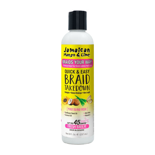 Jamaican Mango & Lime Quick & Easy Braid Takedown – 8 oz product image on white background