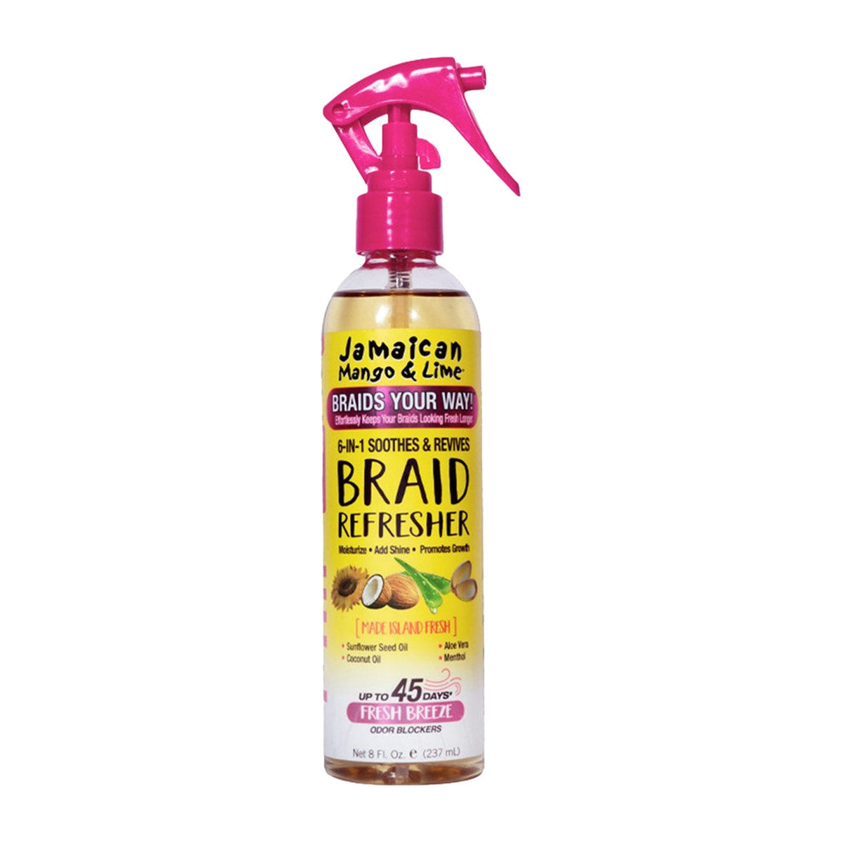 Jamaican Mango & Lime 6-in-1 Braid Refresher – 8 oz product image on white background