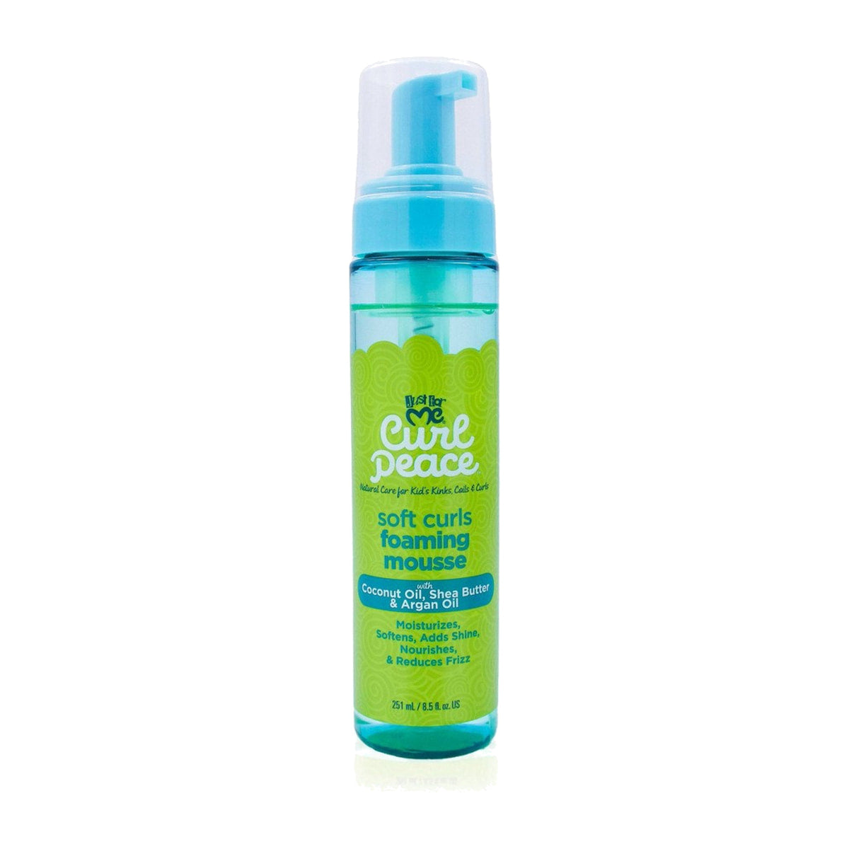 Just For Me Curl Peace Soft Curls Foaming Mousse – 8.5 oz product image on white background