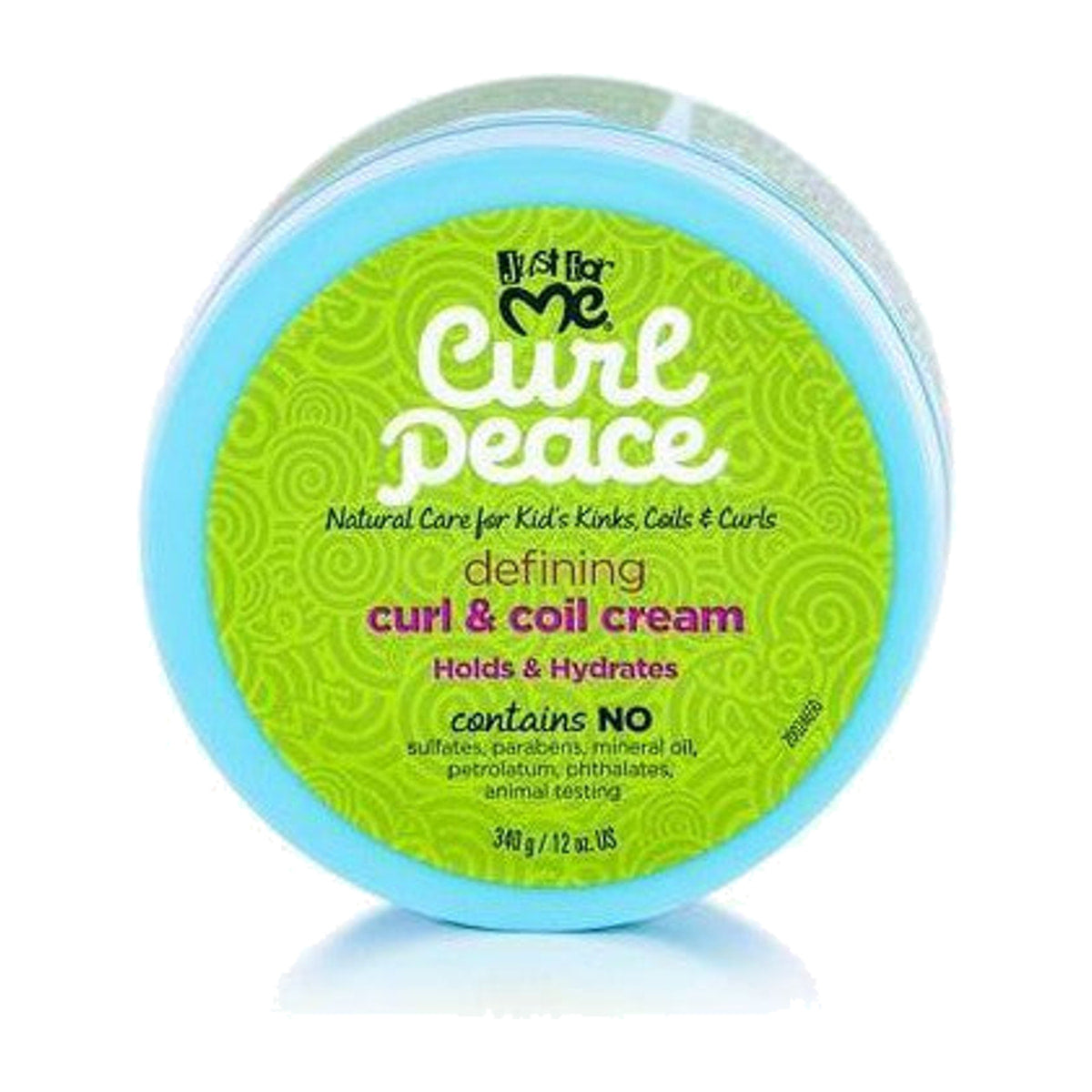 Just For Me Curl Peace Defining Curl & Coil Cream – 12 oz product image on white background