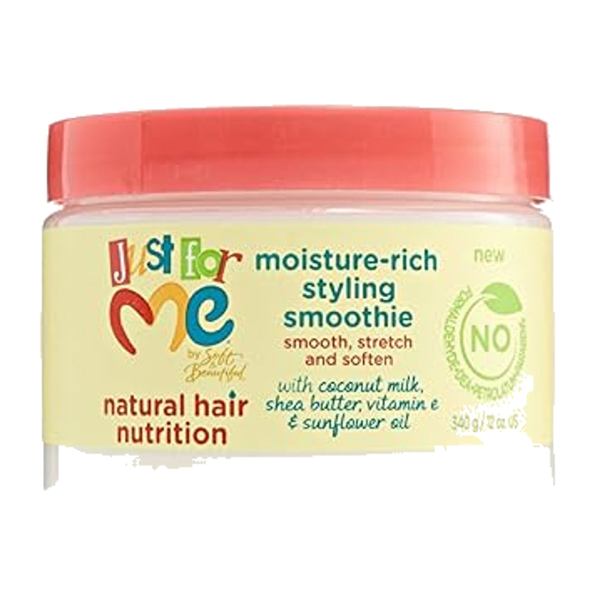 Just For Me Natural Hair Milk Moisture-Rich Styling Smoothie – 12 oz product image on white background