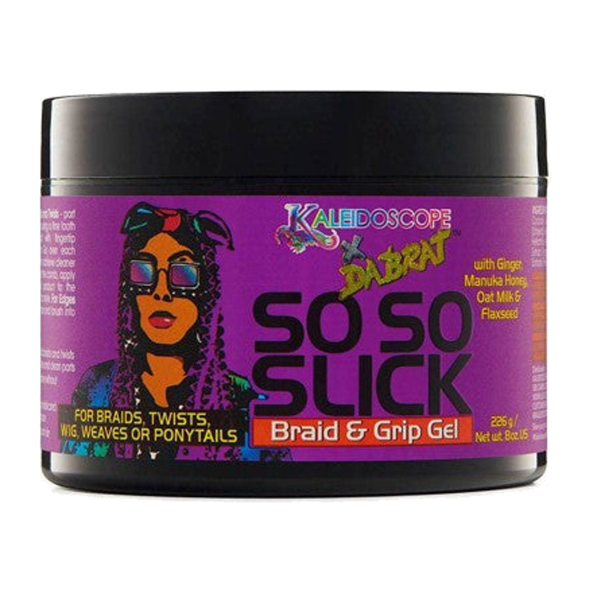 Kaleidoscope x Da Brat So So Slick Braid & Grip Gel – 8 oz product image on white background