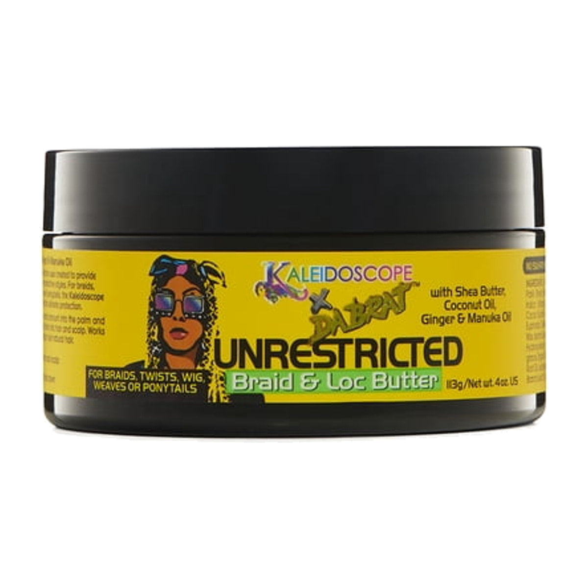 Kaleidoscope x Da Brat Unrestricted Braid & Loc Butter – 4 oz product image on white background