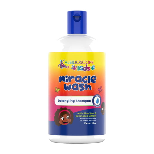Kaleidoscope Kids Miracle Wash Detangling Shampoo – 12 oz product image on white background