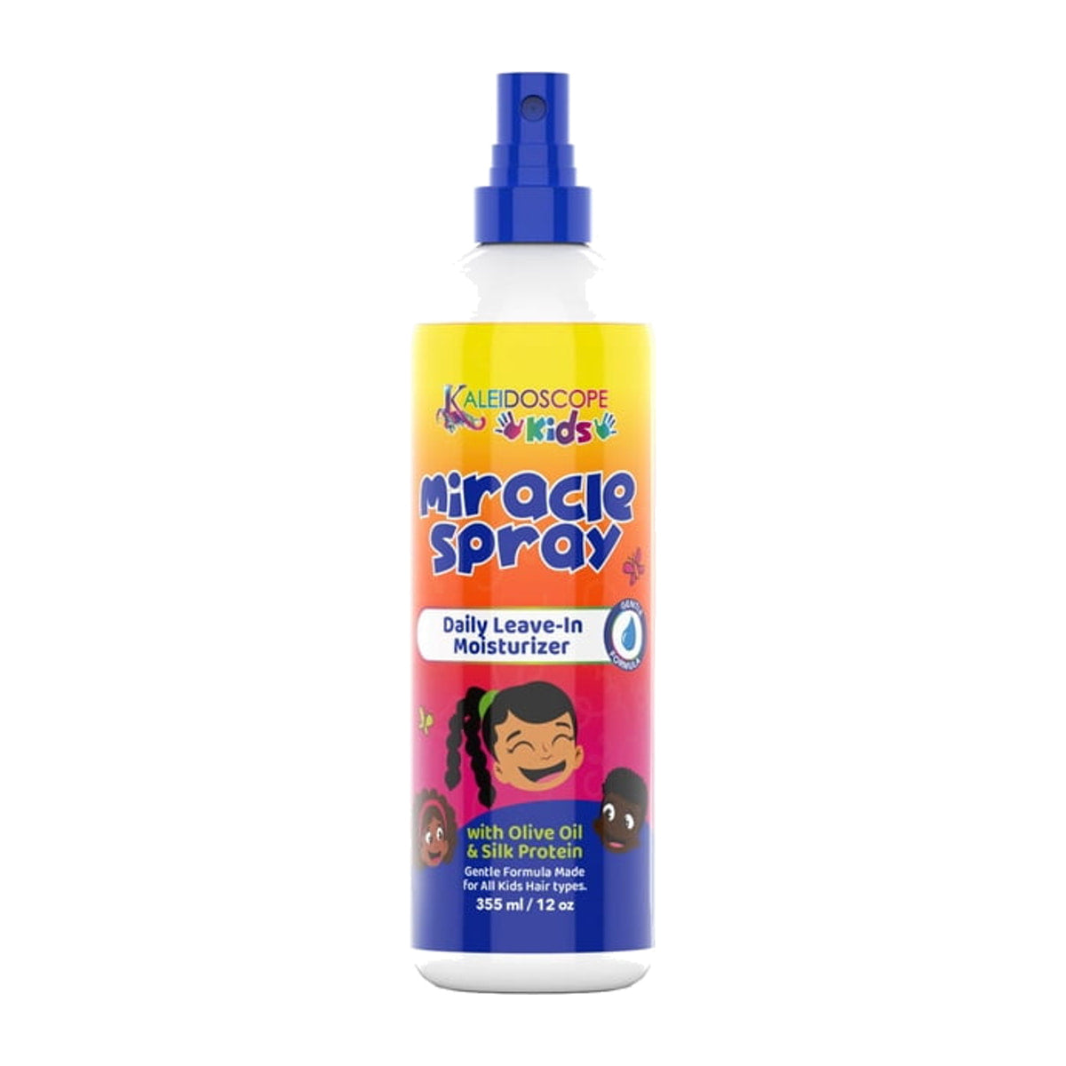 Kaleidoscope Kids Miracle Spray Leave-In Conditioner – 12 oz product image on white background