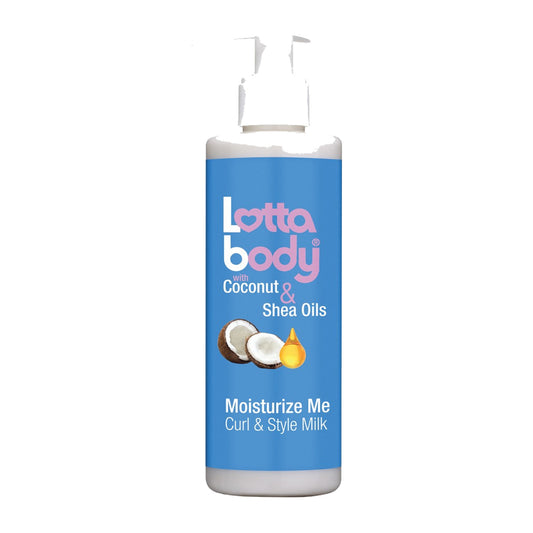 Lottabody Moisturize Me Curl & Style Milk – 8 oz product image on white background