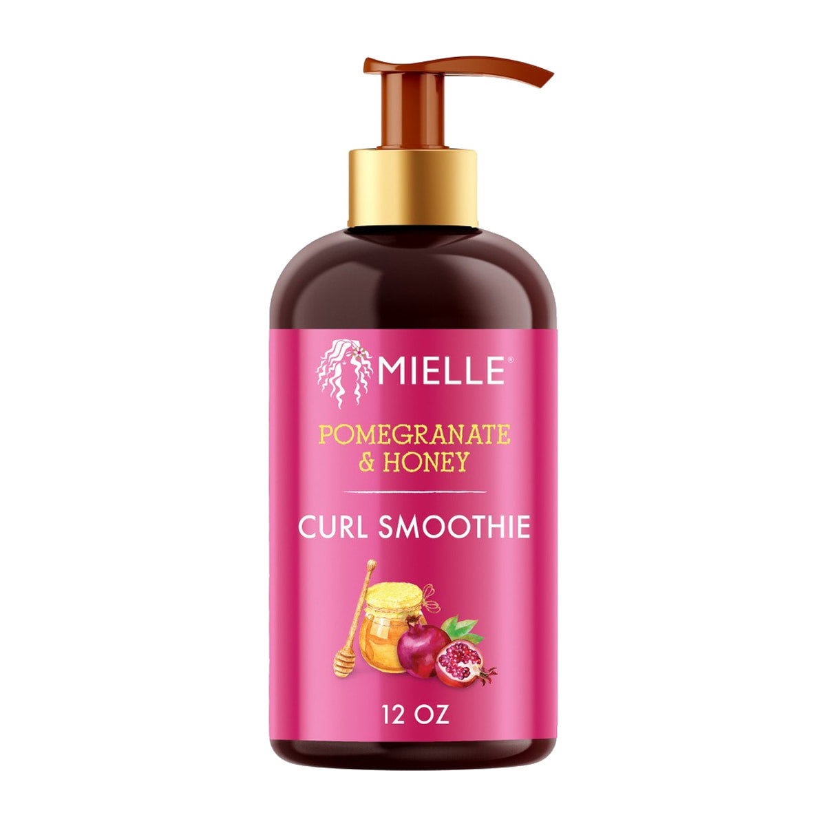 Mielle Pomegranate & Honey Curl Smoothie – 12 oz product image on white background