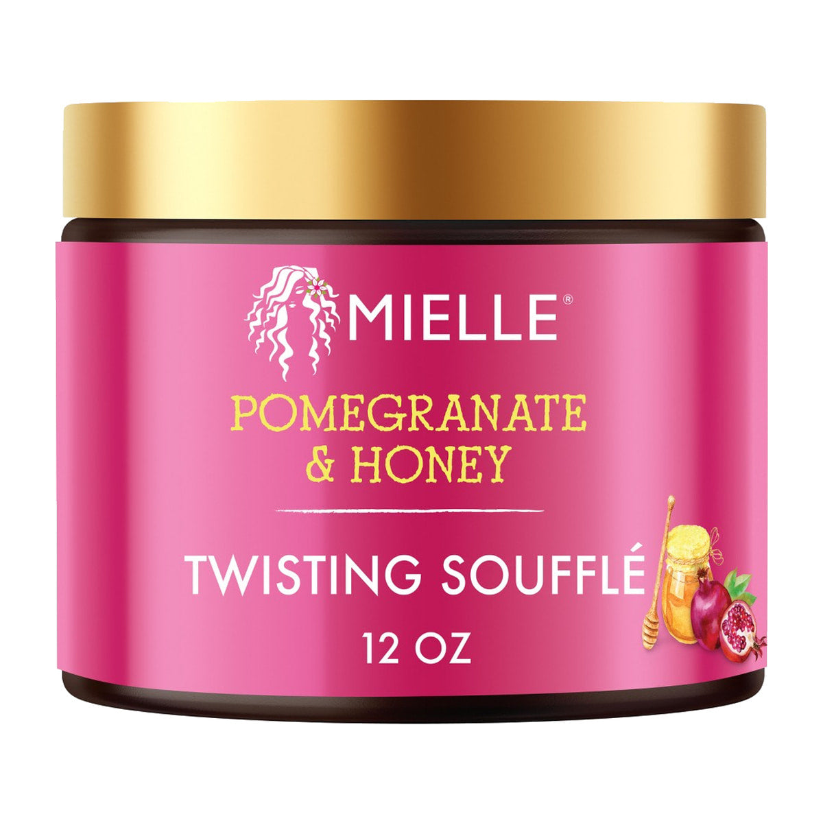 Mielle Pomegranate & Honey Twisting Soufflé – 12 oz product image on white background