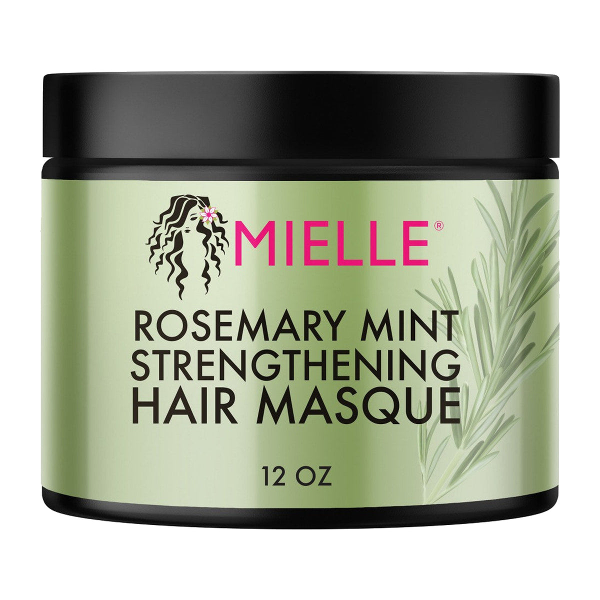 Mielle Rosemary Mint Strengthening Hair Masque – 12 oz product image on white background