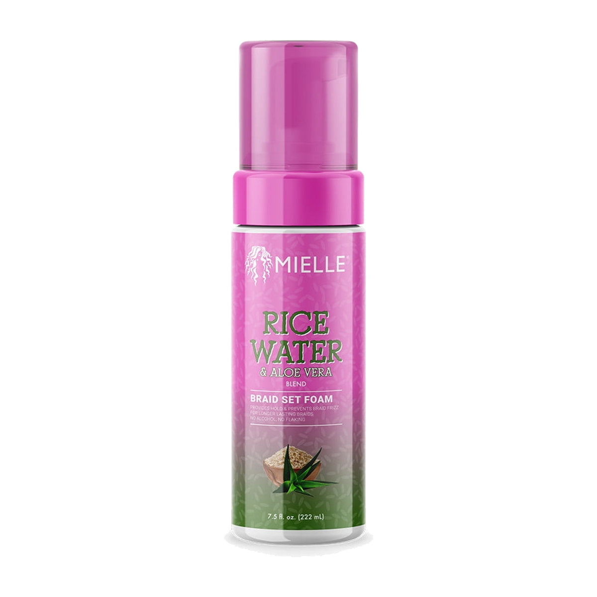 Mielle Rice Water & Aloe Braid & Scalp Foam – 7.5 oz product image on white background