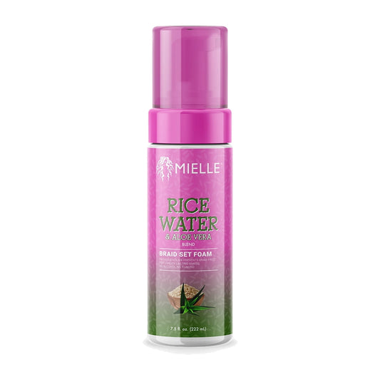 Mielle Rice Water & Aloe Braid & Scalp Foam – 7.5 oz product image on white background