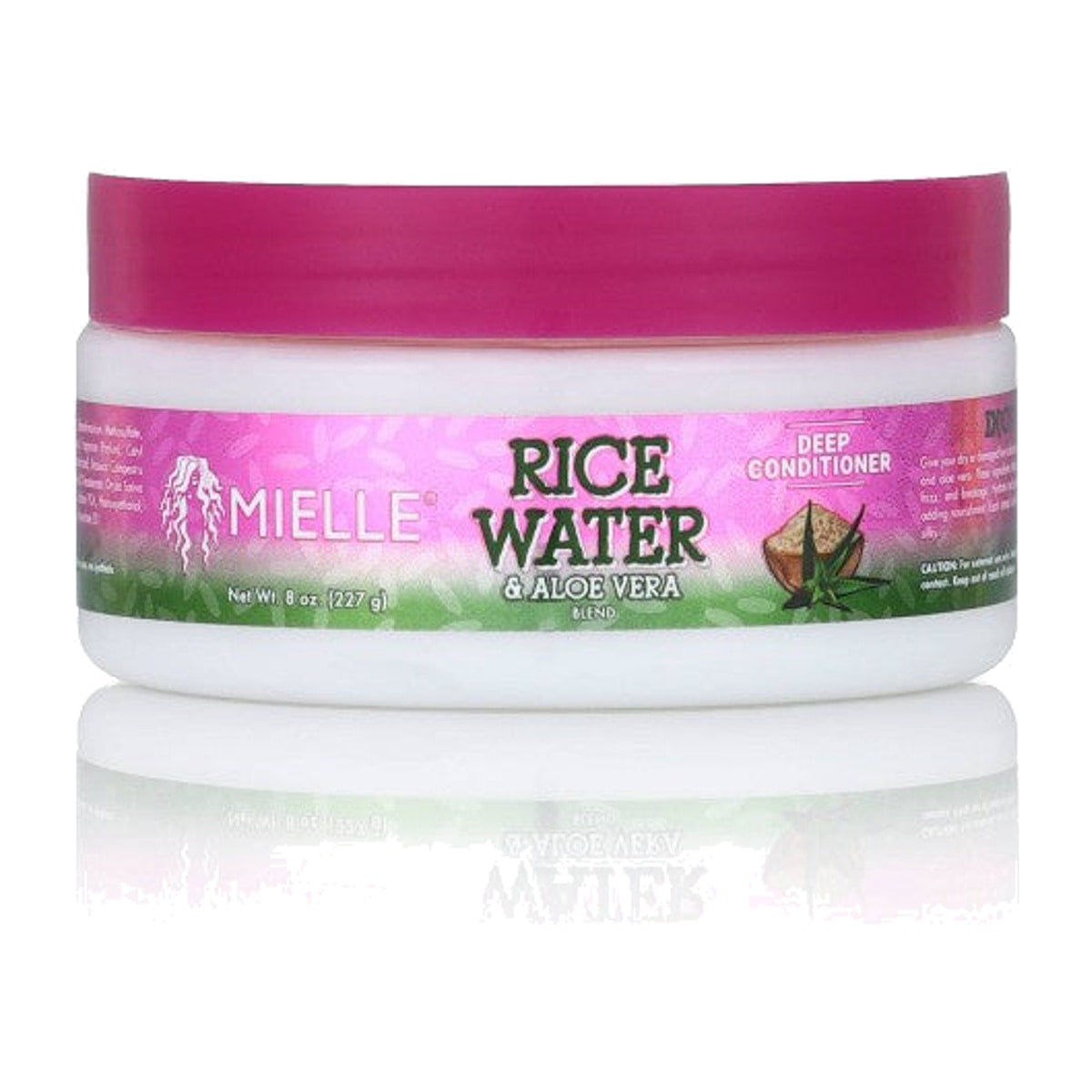 Mielle Rice Water & Aloe Deep Conditioner – 8 oz product image on white background