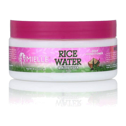 Mielle Rice Water & Aloe Deep Conditioner – 8 oz product image on white background