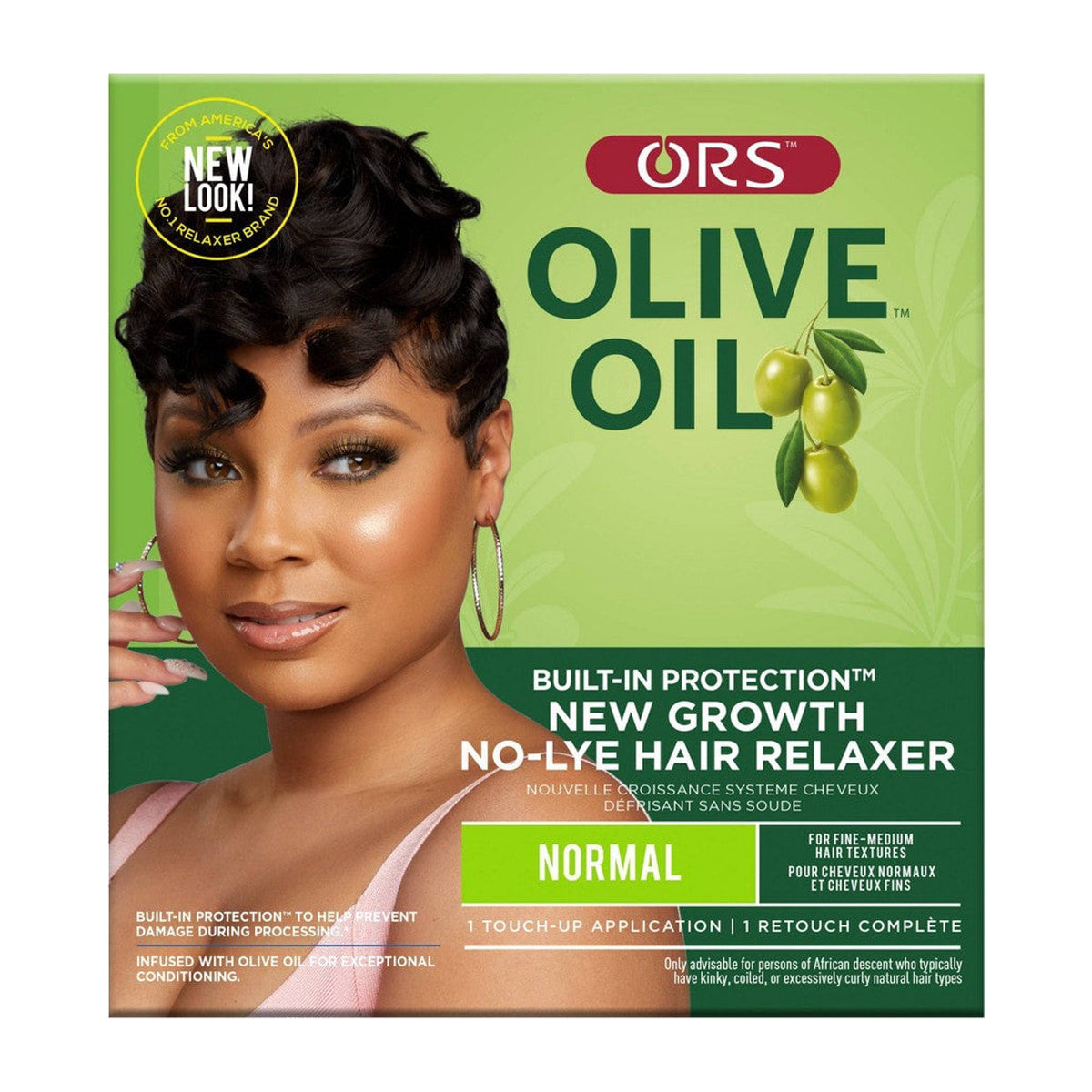 ORS Olive Oil New Growth No-Lye Relaxer main product image on white background