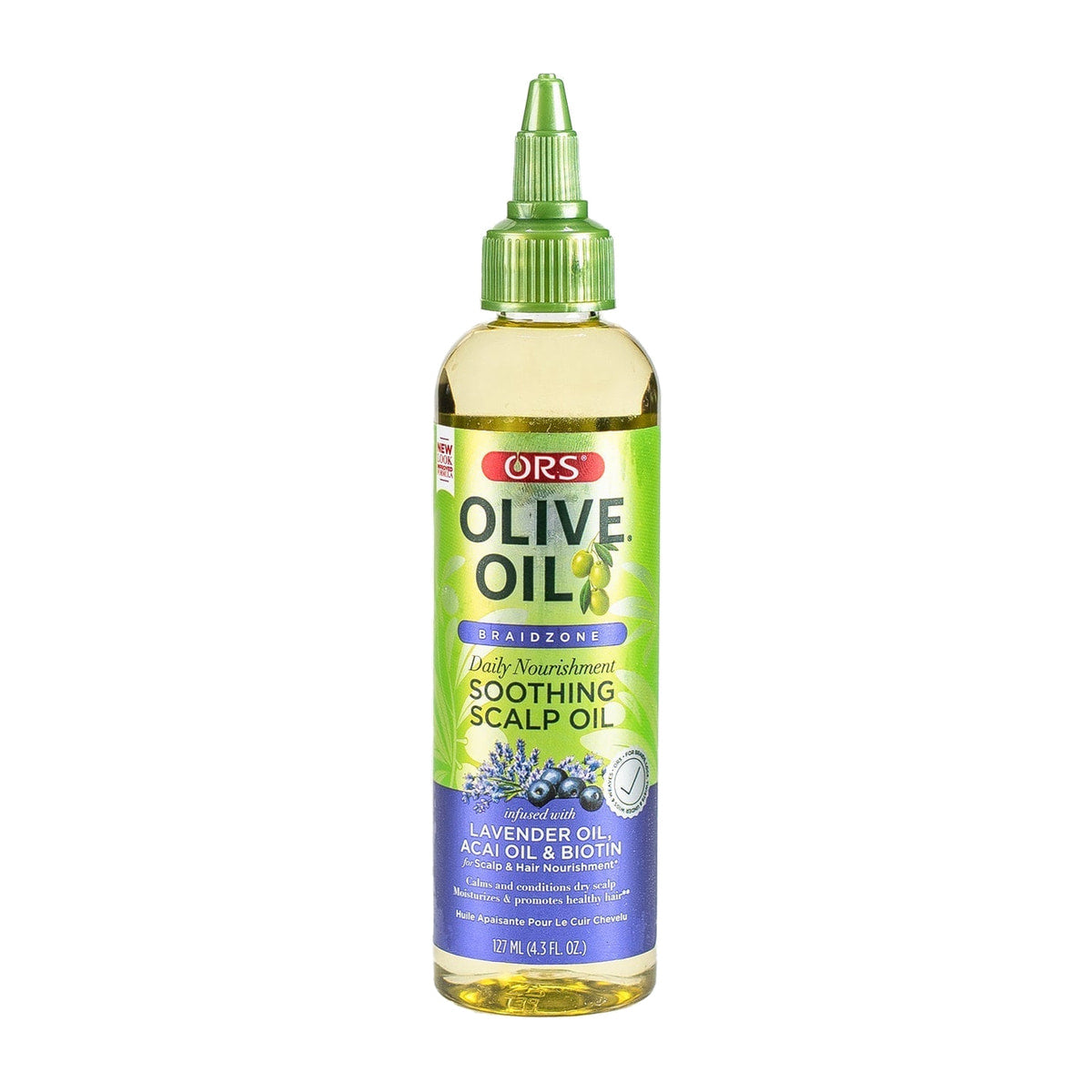ORS Olive Oil Braidzone Soothing Scalp Oil – 4.3 oz product image on white background
