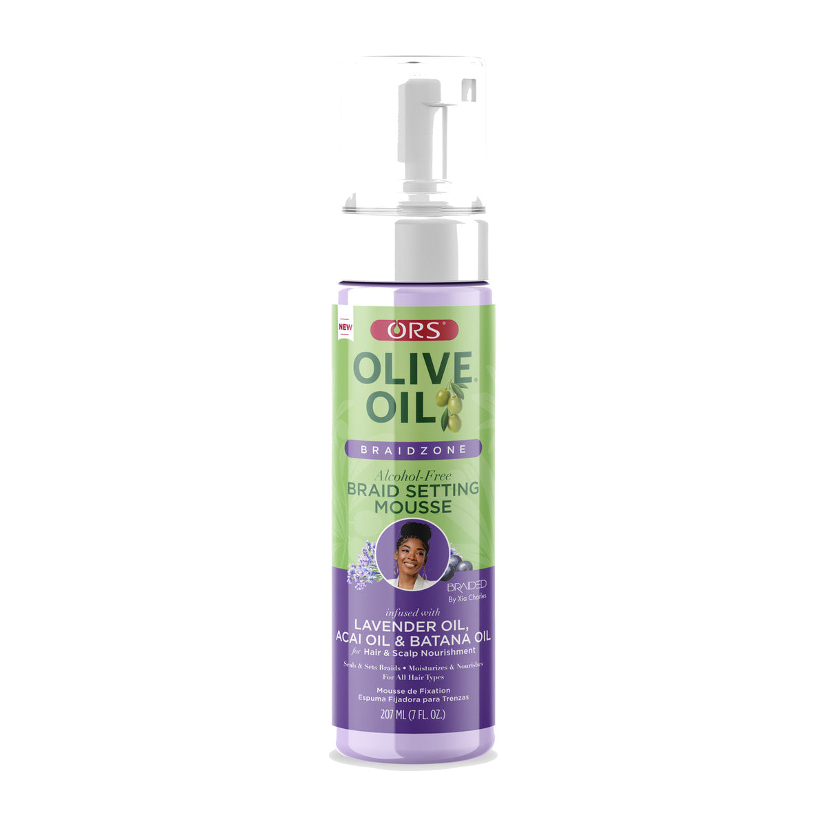 ORS Olive Oil Braidzone Braid Setting Mousse – 7 oz product image on white background