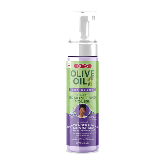 ORS Olive Oil Braidzone Braid Setting Mousse – 7 oz product image on white background