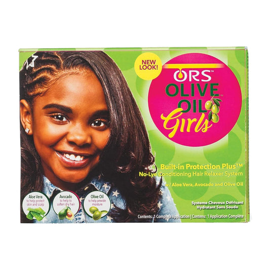ORS Olive Oil Girls No-Lye Conditioning Hair Relaxer System product image on white background