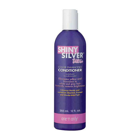 One 'n Only Shiny Silver Ultra Color-Enhancing Conditioner – 12.5 oz product image on white background